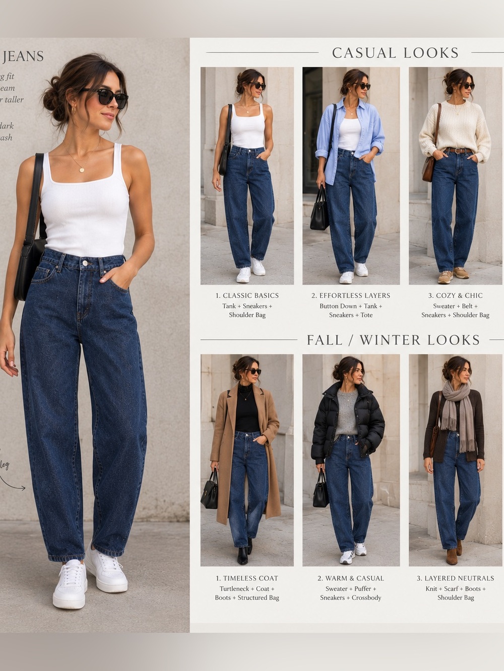 Banana Republic Dark Blue relaxed taper/ barrel jeans
